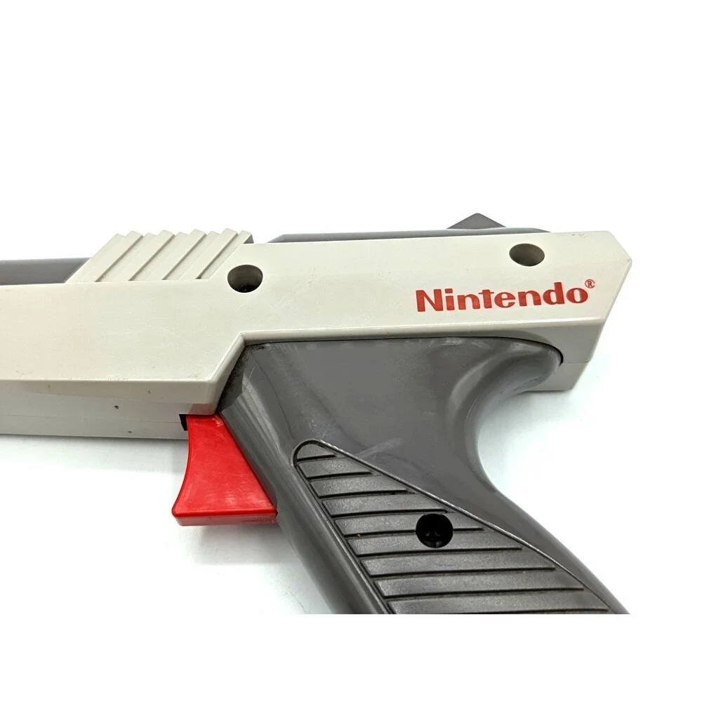 Nintendo NES Zapper Light Gun Controller NES-005 Gray - Tested And Working